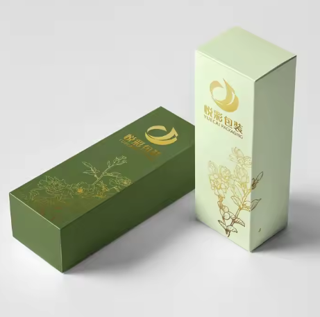 批发定制标志化妆品护肤盒包装可重复使用滴瓶包装盒